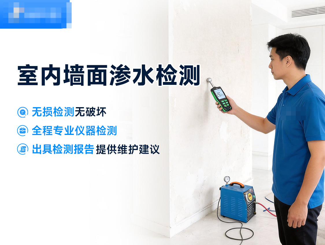 室内墙面渗水检测服务图片