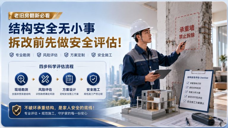 阳台翻新前先看防水排水和承重结构，家修匠房屋维修服务流程说明