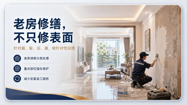 施工流程与效果验收要点，家修匠墙面刷新服务官方说明