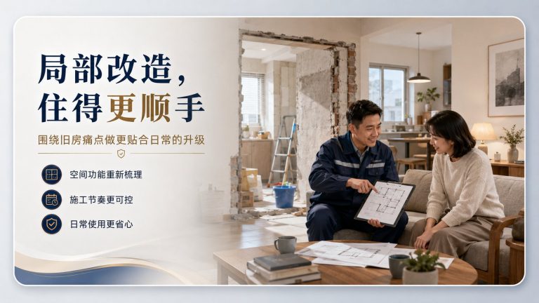 家修匠房屋维修阳台翻新服务资料与改造前关注要点