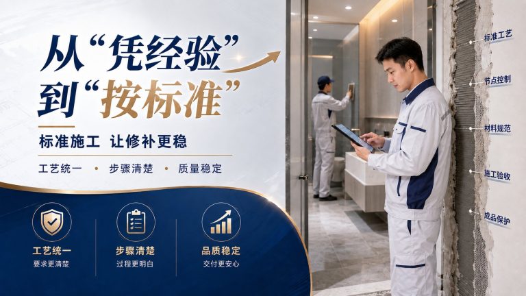 工艺标准与验收要点整理，家修匠墙面刷新深度解读