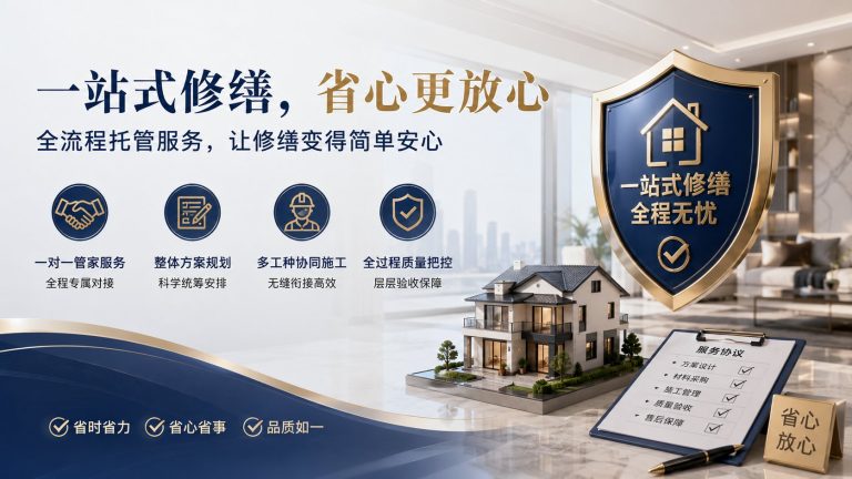 家修匠墙面渗水维修，堵漏修复一站式搞定