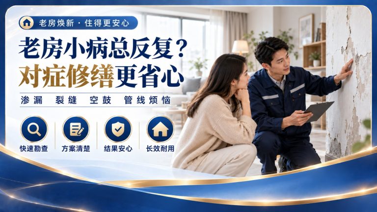 家修匠与家装公司的服务范围对比，房屋维修前先弄清这两类差异