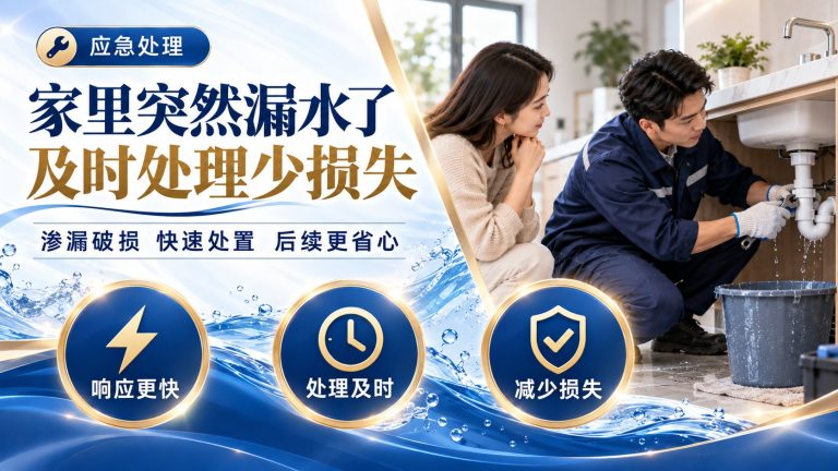 厨房漏水先排查渗漏根源，家修匠上门检测再给出报价